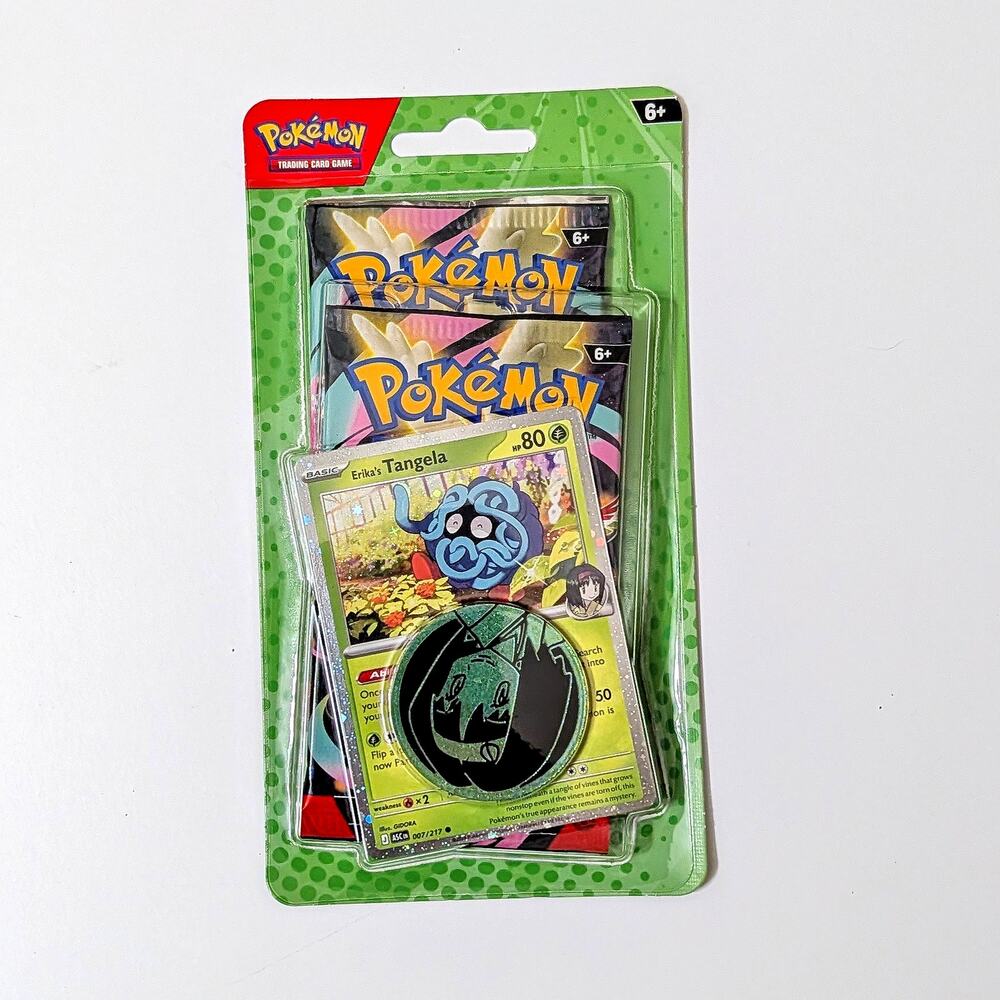Pokémon TCG Ascended Heroes 2 Pack Blister Booster Erika's Tangela NEW & SEALED